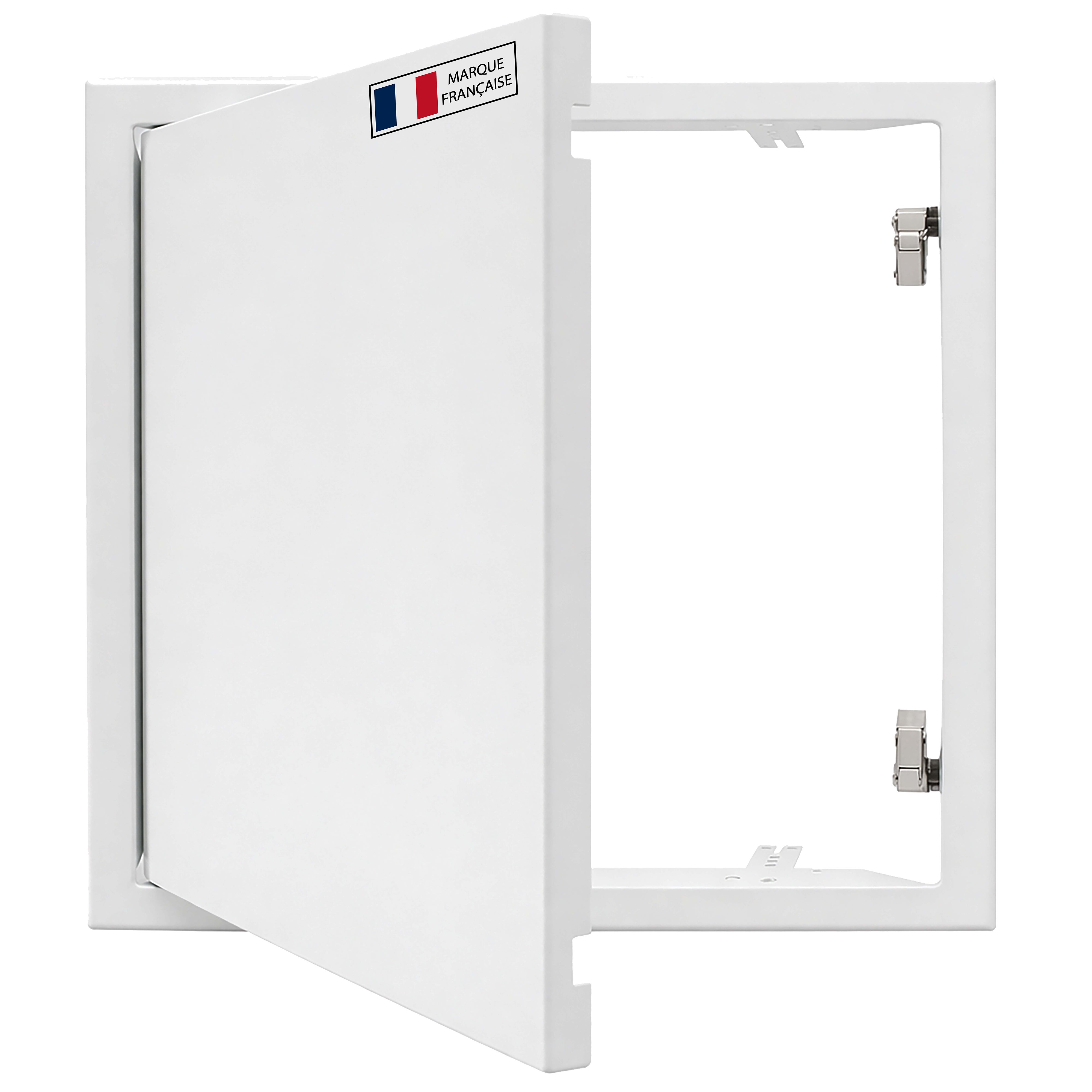 AIROPE–600x600 MM Trappe de Visite en Acier Blanc,Fermeture à Loquet Sécurisé,Spéciale Plafond et Mur,Panneau d’Accès Compteur d’Eau,Baignoire,Tuyaux - 8