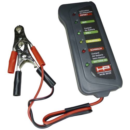 HP Autozubehör Testeur de batterie de voiture 12 V test de batterie, contrôle alternateur