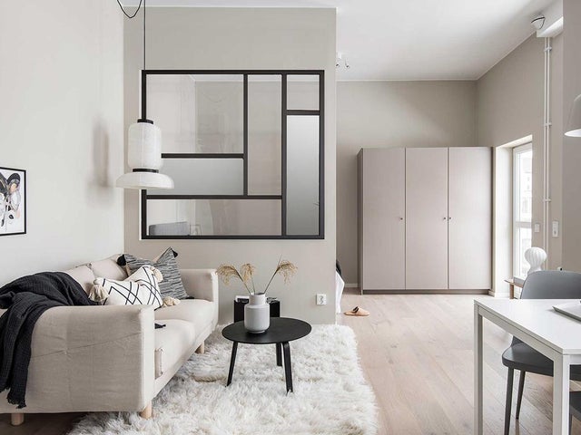 Verrière atelier en aluminium thermolaqué avec miroirs noir 150 x 130 cm (L x H) – ELEXIA