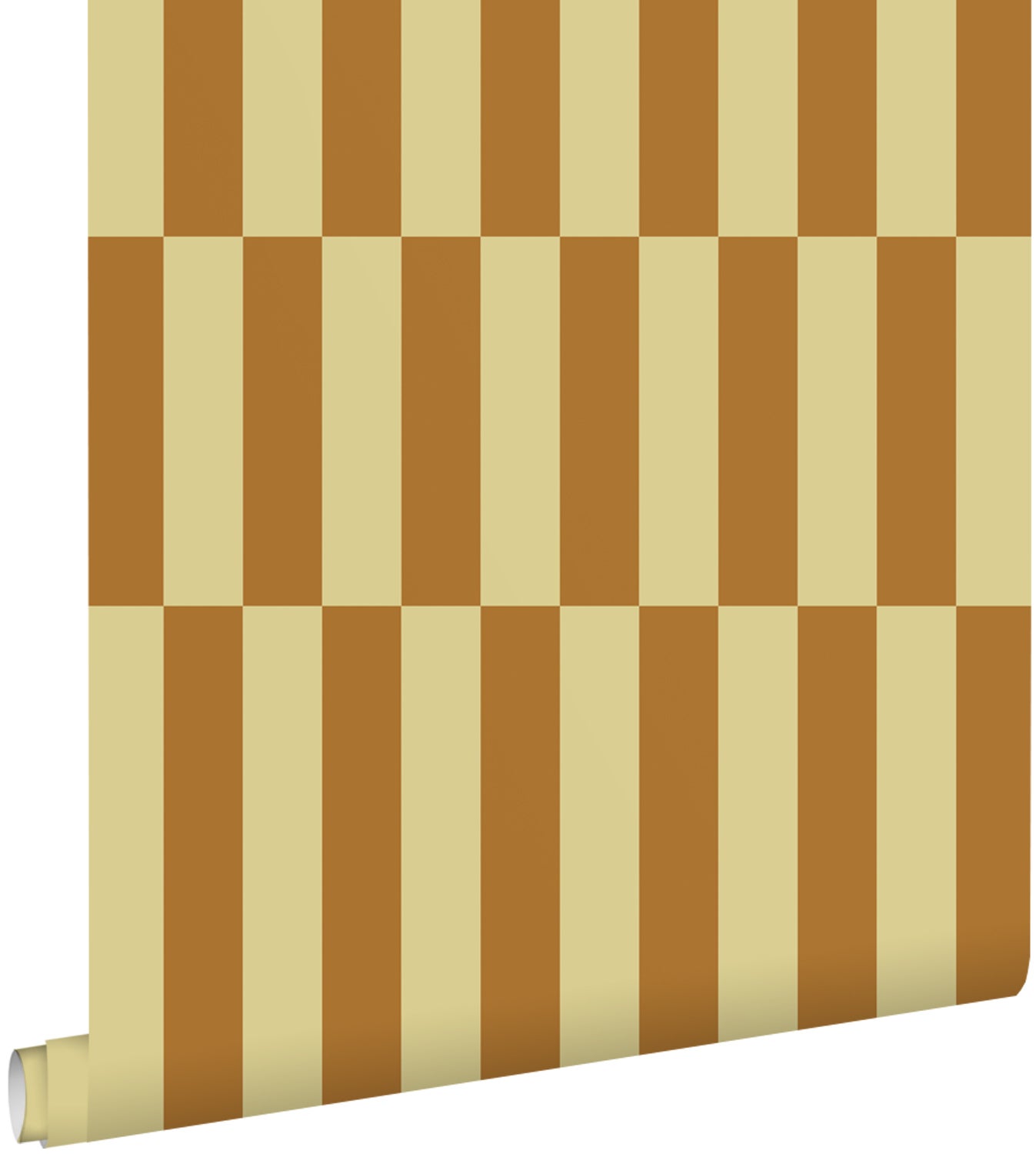 Tapeta paski brązowymIpiaskowego beżu - 50 x 900 cm - ESTAHOME