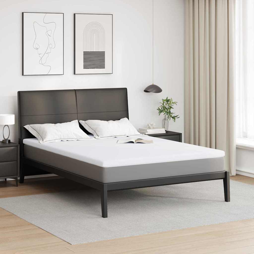 Nakładka na materac Biały 140 x 190 cm Tkanina jacquard vidaXL