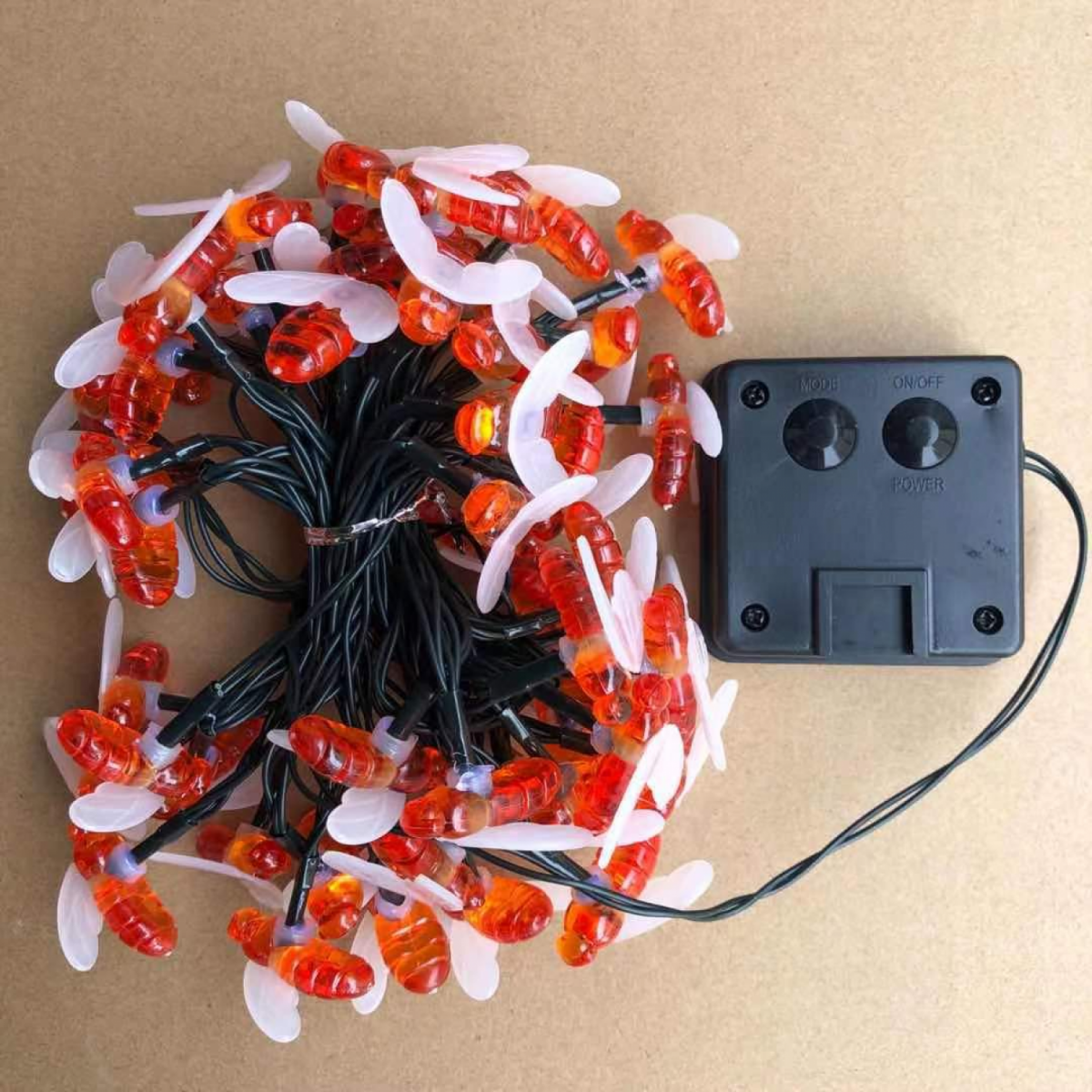 Guirlandes lumineuses solaires d'extérieur - 20 LED 5 M 8 modes Étanche Eclairage d'Ambiance Jolies Décoration Lumière pour Jardin - 3