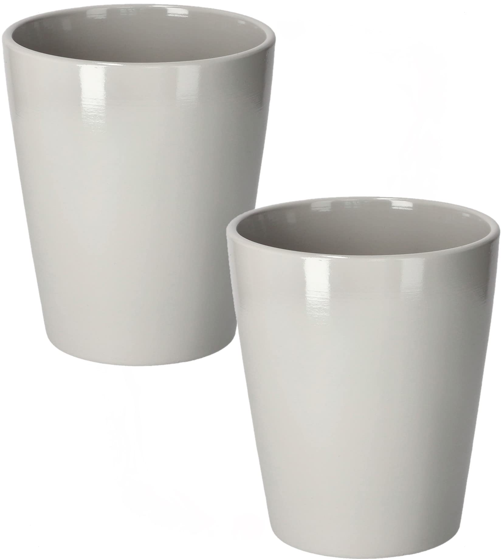 2x osłonka 12 doniczka donica ceramiczna na kwiaty - KOTARBAU