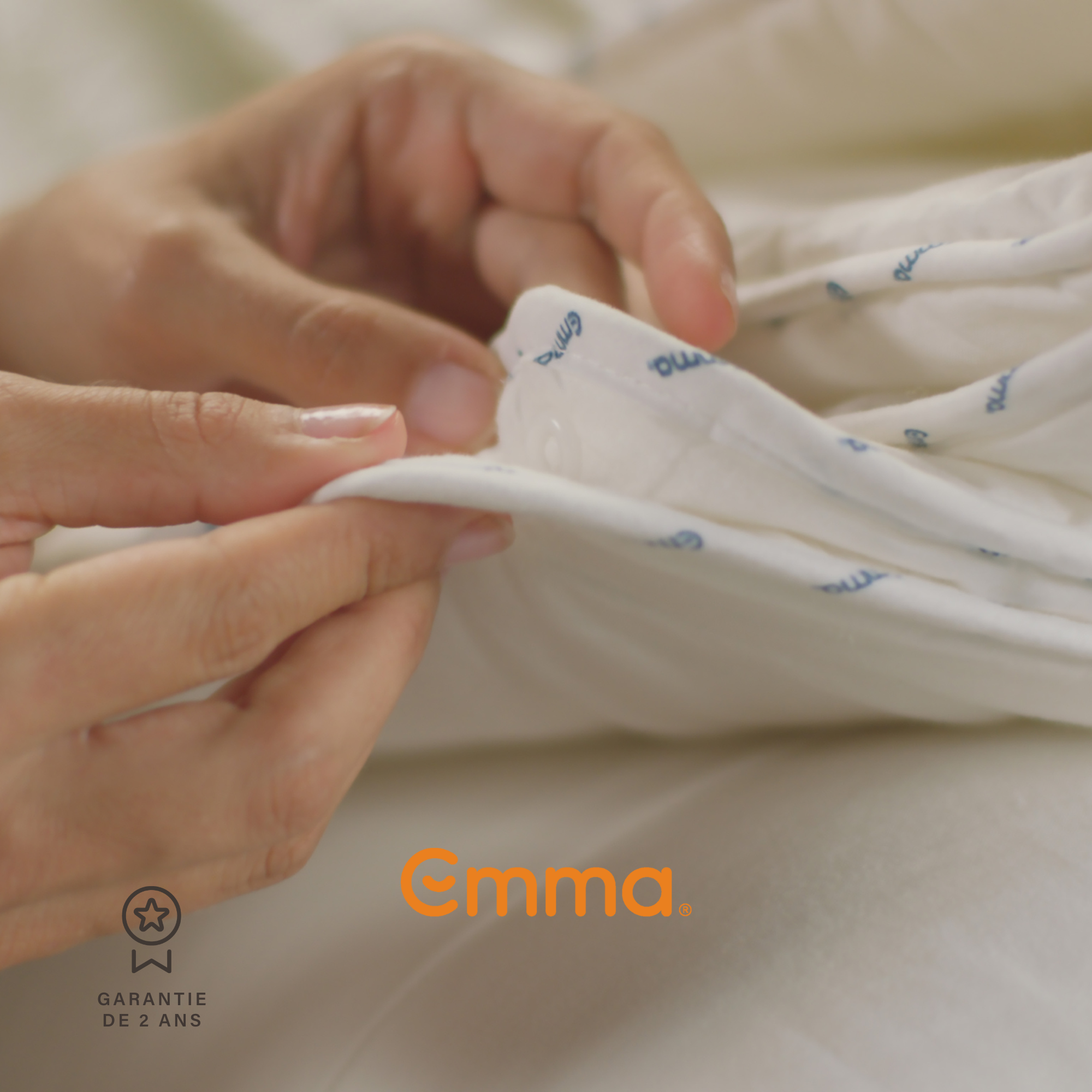 EMMA | Couette 4 Saisons 200x200 cm | Douce - Respirante | 2 Couettes Amovibles | Adaptable Toutes Saisons 3en1 | Lavable en Machine - 5