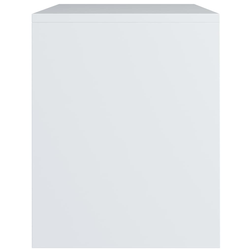 Mesita de noche madera blanco 40x30x40 cm Unico / Blanco - 5
