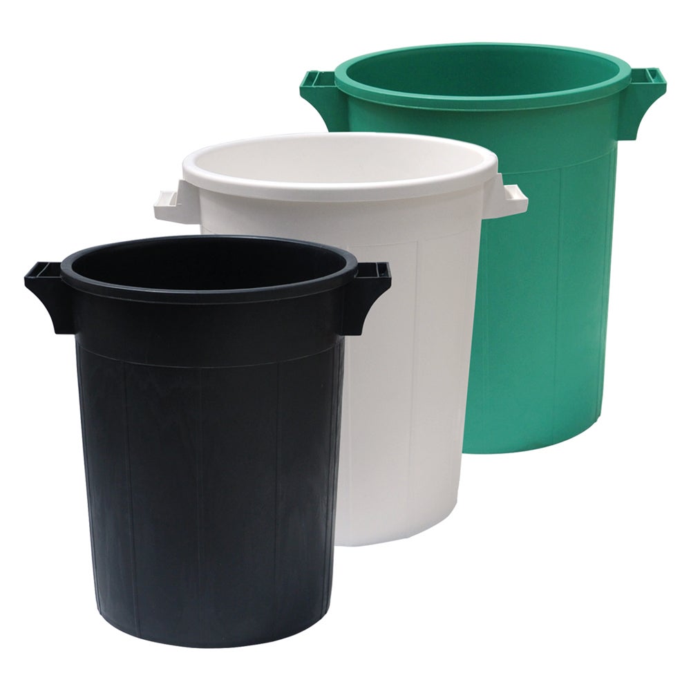 CUBO DE BASURA APILABLE 50 Lt Ø 41 xh 49 cm verde Leroy Merlin