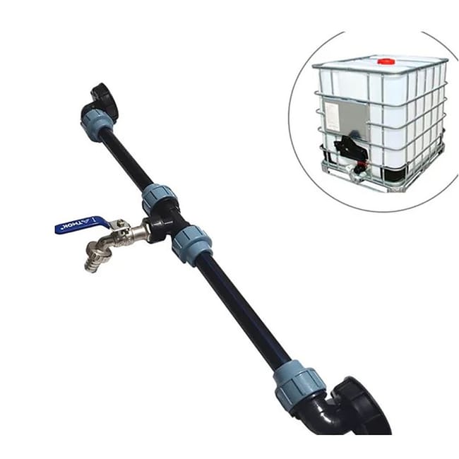 Prolunga Per Set Di Collegamento Serbatoio IBC - Tubo Flessibile DN25 Per Rubinetto