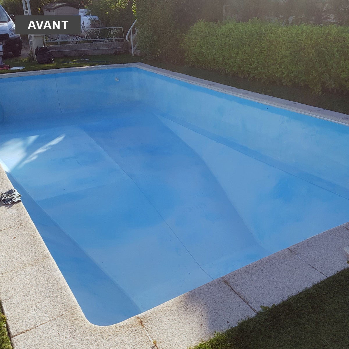 Pintura para piscinas y depósitos de fibra de vidrio - ARCAPOOL - 175 - 5 kg (hasta 15m² para 2 capas) Blanco Perla - RAL 1013 - ARCANE INDUSTRIES - 7