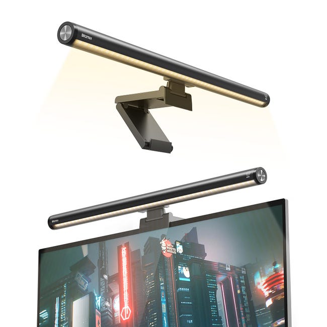 Barre Lumineuse LED Pour Écran PC - 3 Températures De Couleur (2900K-6000K) - Contrôle Tactile - 18 Cm