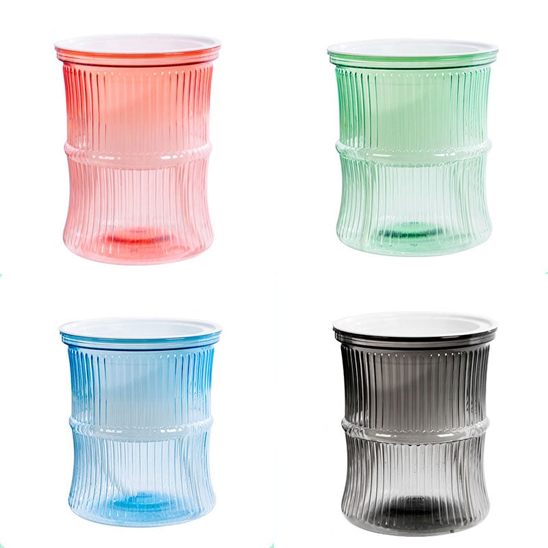 Kreatywne hydroponiczne doniczki na kwiaty z bambusa, małe doniczki samozraszające, 4 sztuki mieszane, do biura