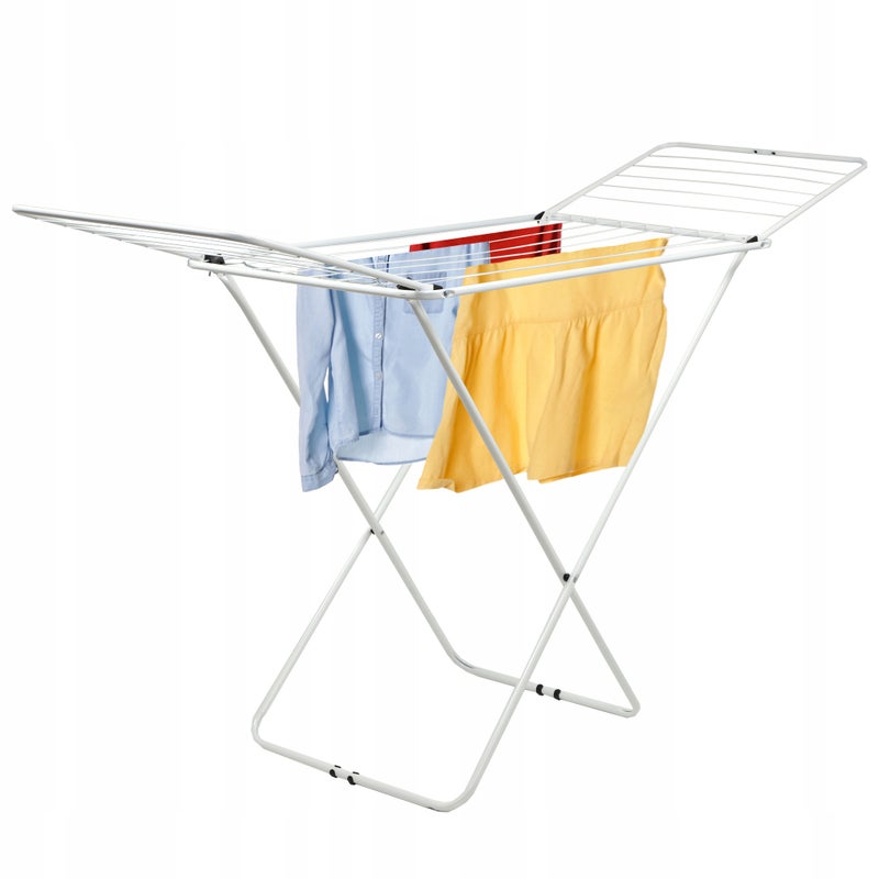 SUSZARKA NA PRANIE STOJĄCA STABILNA 182cm UBRAŃ SKŁADANA NA BIELIZNĘ DUŻA