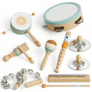 Set Musical Montessori 32 pièces en bois pour enfant 3 ans