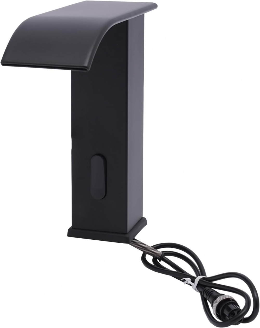 Bateria łazienkowa z czujnikiem podczerwieni, Bateria z czujnikiem podczerwieni, Automatyczna bateria umywalkowa czarna