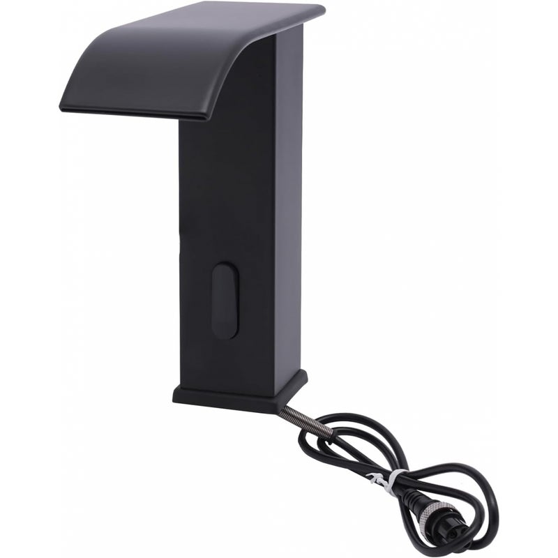 Bateria łazienkowa z czujnikiem podczerwieni, Bateria z czujnikiem podczerwieni, Automatyczna bateria umywalkowa czarna