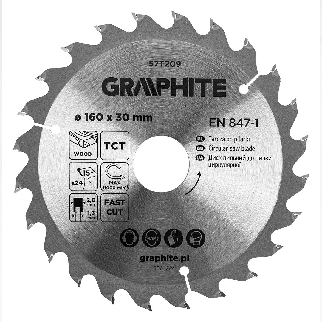 Disc fierastrau, VIDIA, 160 x 30 mm, 24 dinti 57T209