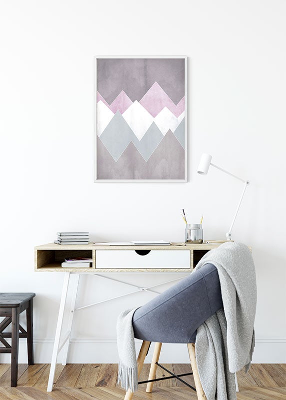 Poster d'art de Komar - Sunrise Mountain Gentle - Taille: 30 x 40 cm - 7