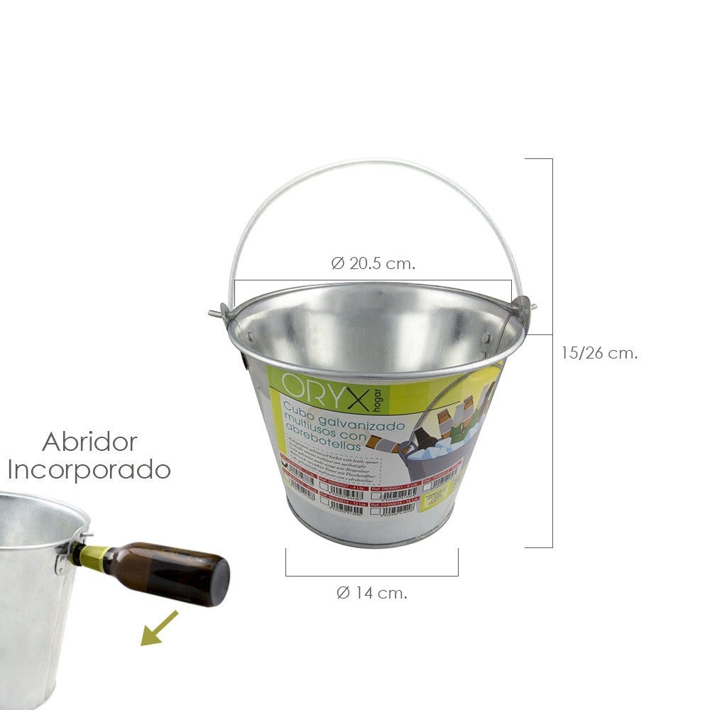 Cesti e secchi in acciaio zincato - per giardinieri e coltivatori Cesti e secchi in acciaio zincato - per giardinieri e coltivatori