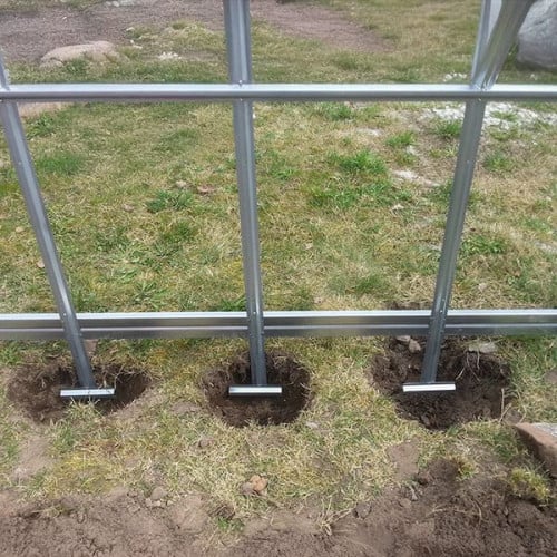 Serre de jardin KLASIKA Standard 10m2, 2,5m x 4m, 6 mm avec revêtement en polycarbonate (Avec 2 toits ouvrants automatiques) - 6