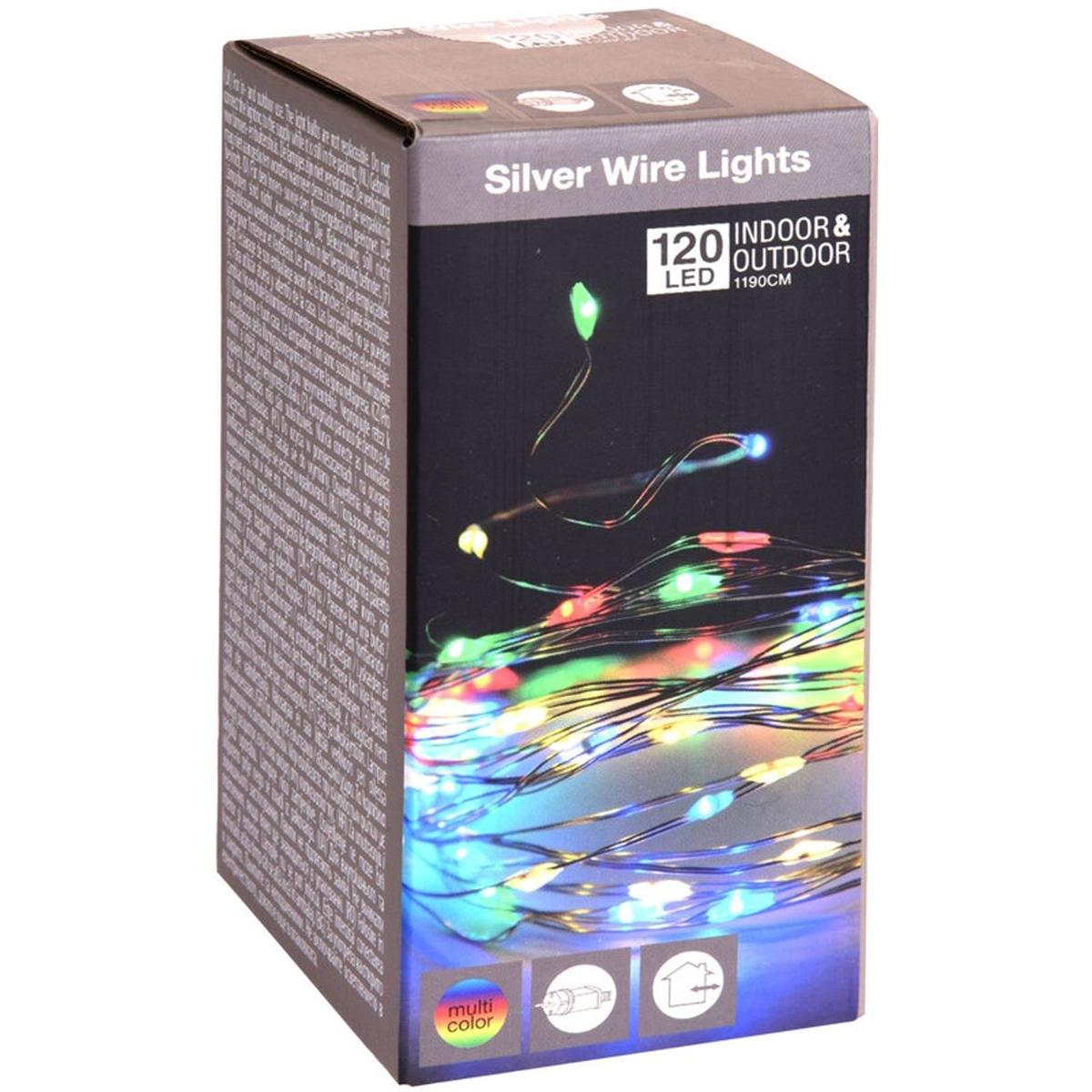 Lampki druciki girlanda 120 Led Multikolor