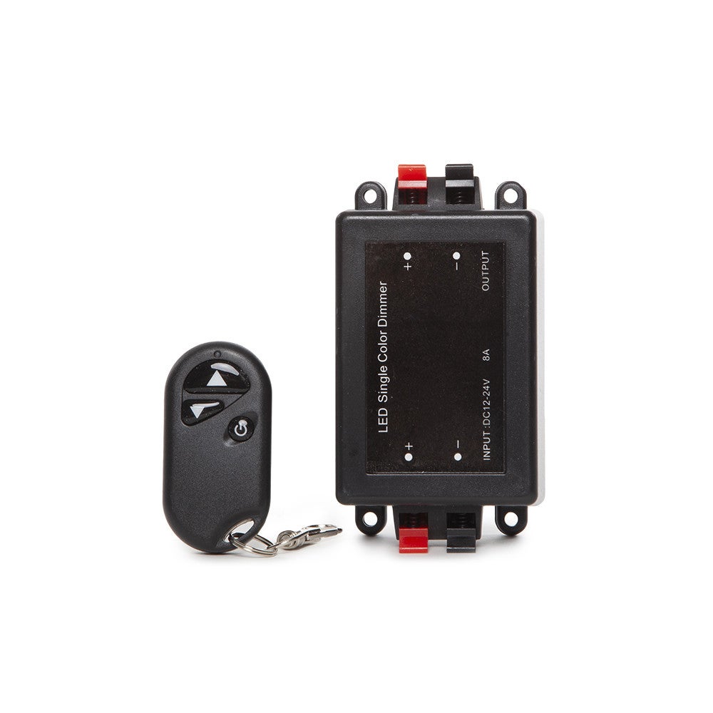 LEDmich Striscia LED SMD, dimmer radio, 2,4 GHz, con ricevitore e touch