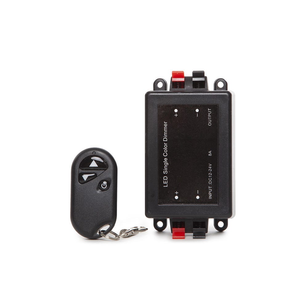 LEDmich Striscia LED SMD, dimmer radio, 2,4 GHz, con ricevitore e touch LEDmich Striscia LED SMD, dimmer radio, 2,4 GHz, con ricevitore e touch