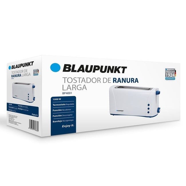 Tostador Blaupunkt BP4001 boca ancha 1000W ranura larga