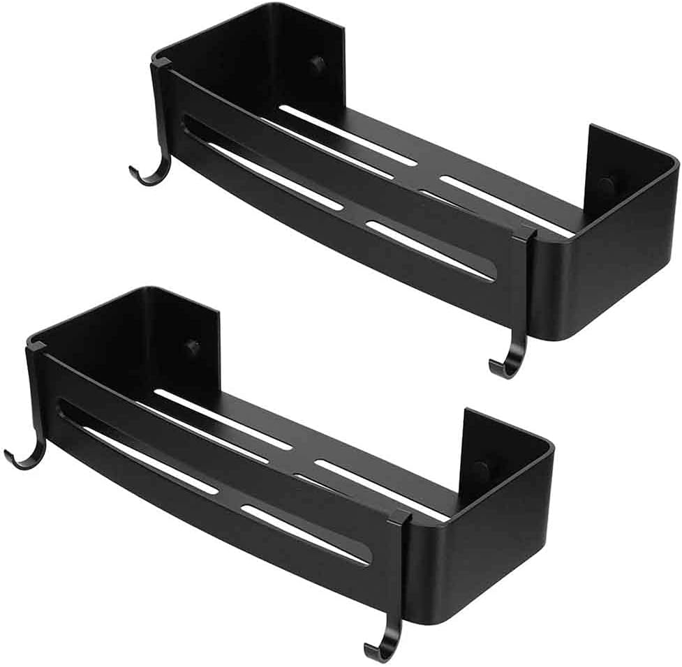 Porta Oggetti Doccia Senza Foratura Mensola Doccia, Autoadesivo Mensole Resistente Alla SUS 304 Acciaio Inox Mensola Da Muro Bagno Porta Oggetti Per Camera Da Letto, Soggiorno, Cucina Porta Sapone Per Doccia Da - 11