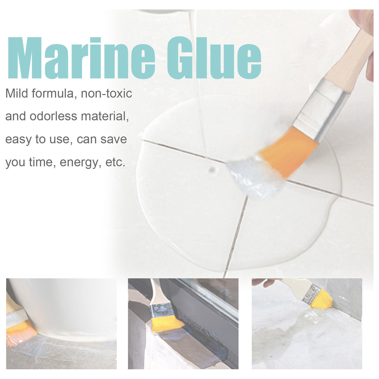 Spray étanche Et Anti-fuites Noir Et Blanc - Mastic De Remplissage Pour Toiture - Neuf