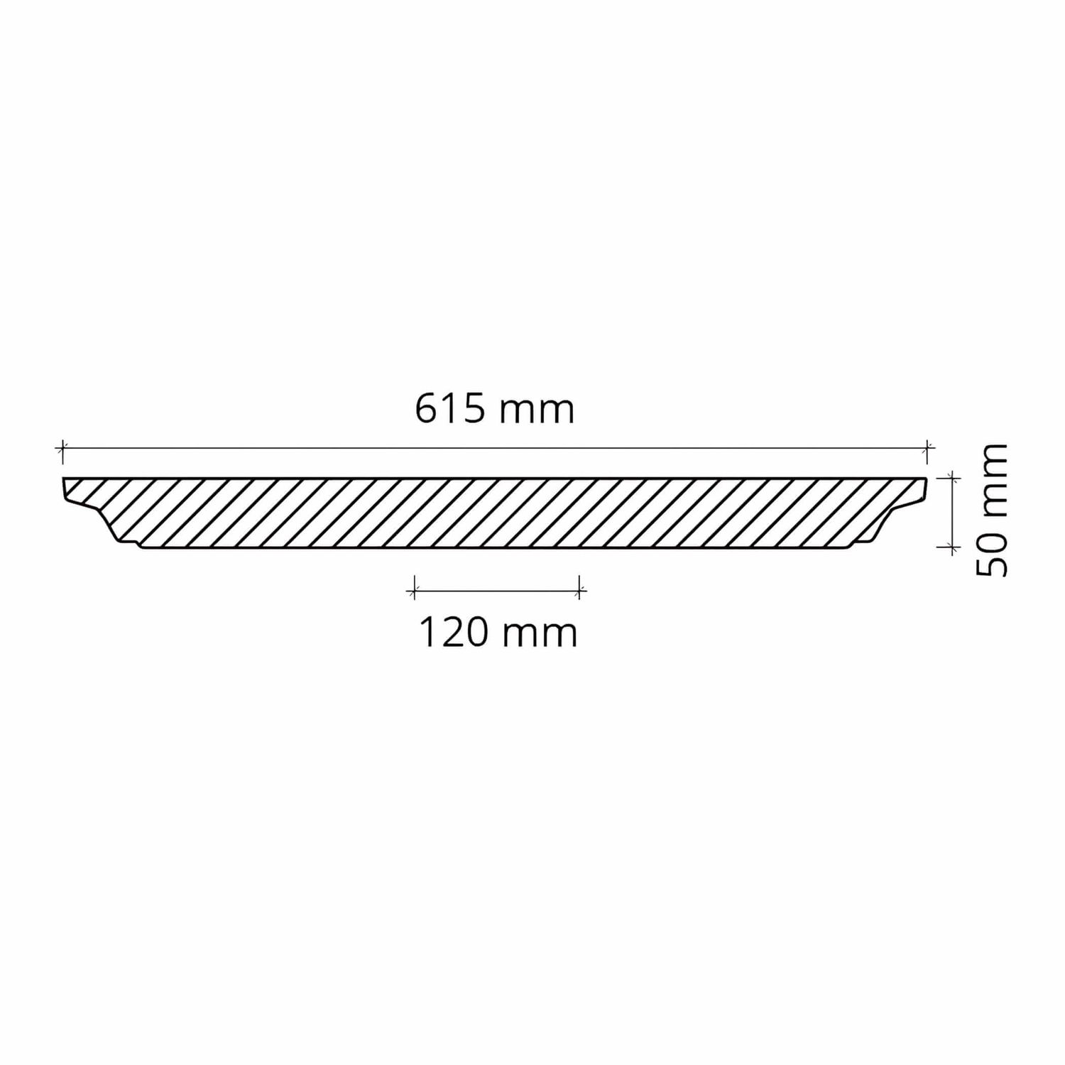 Rosetón Profhome 156031 Elemento decorativo Elemento para techo Ø 61,5 cm - 4
