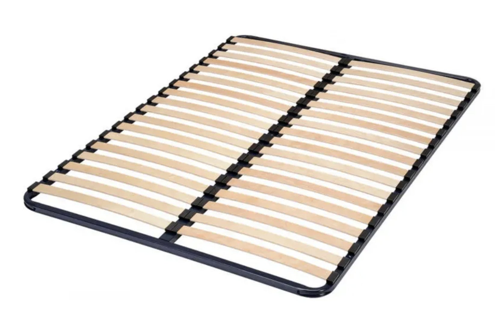 Lit escamotable horizontal KLIKA - Sommier à lattes - Poignée acier brossé 54cm-160x200-Cadre Gris ciment-Façade Vison - 9