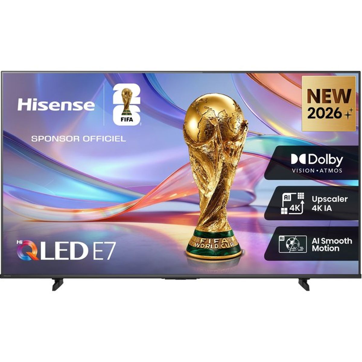 Joom Hisense 43E7s - Tv Qled 43 (108Cm) - 4K Uhd 3840X2160 - Hdr10+ - Smart Tv Vidaa - 3Xhdmi 2.1 - Wifi - Imagen 5