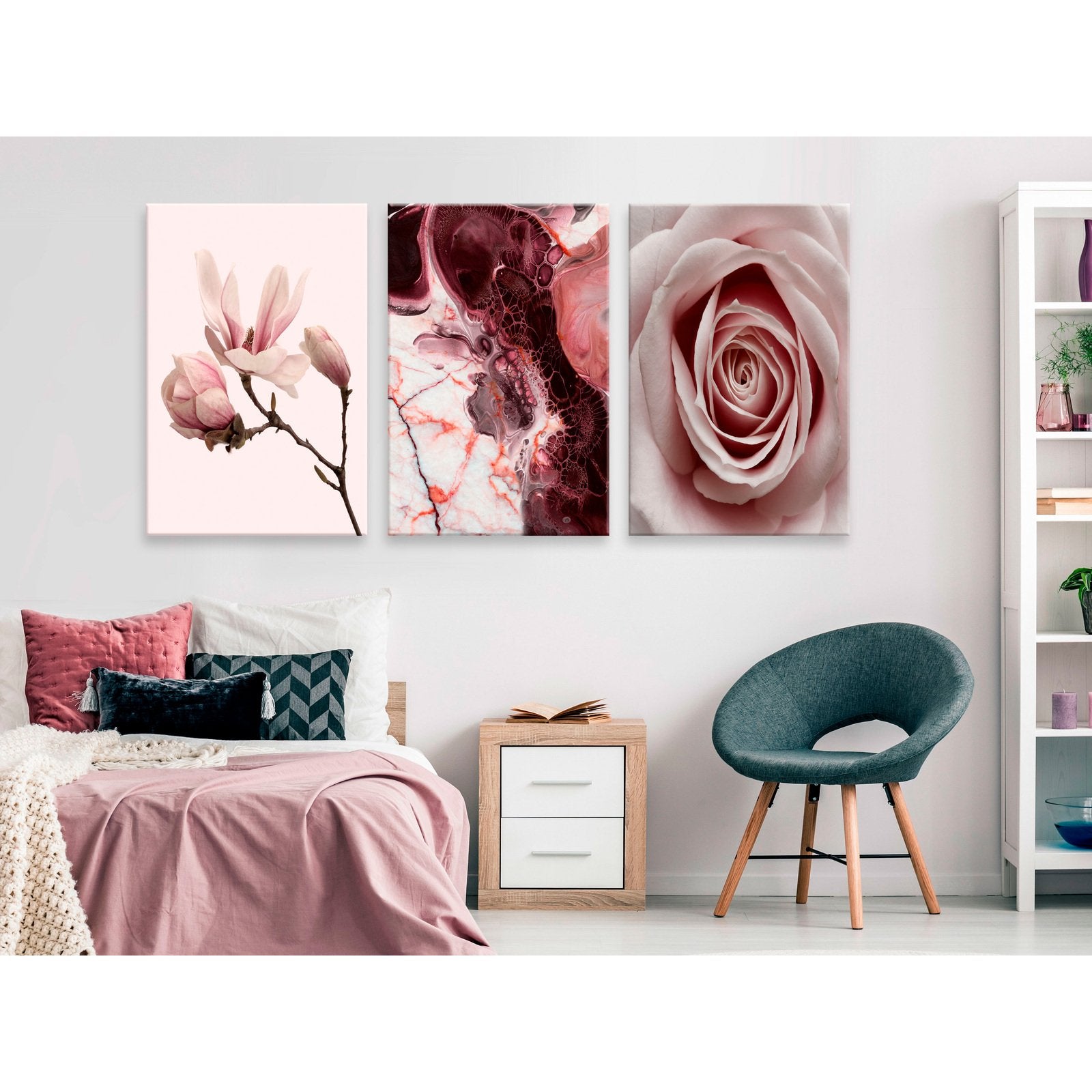 Tableau fleurs sur toile, Format horizontal | Leroy Merlin