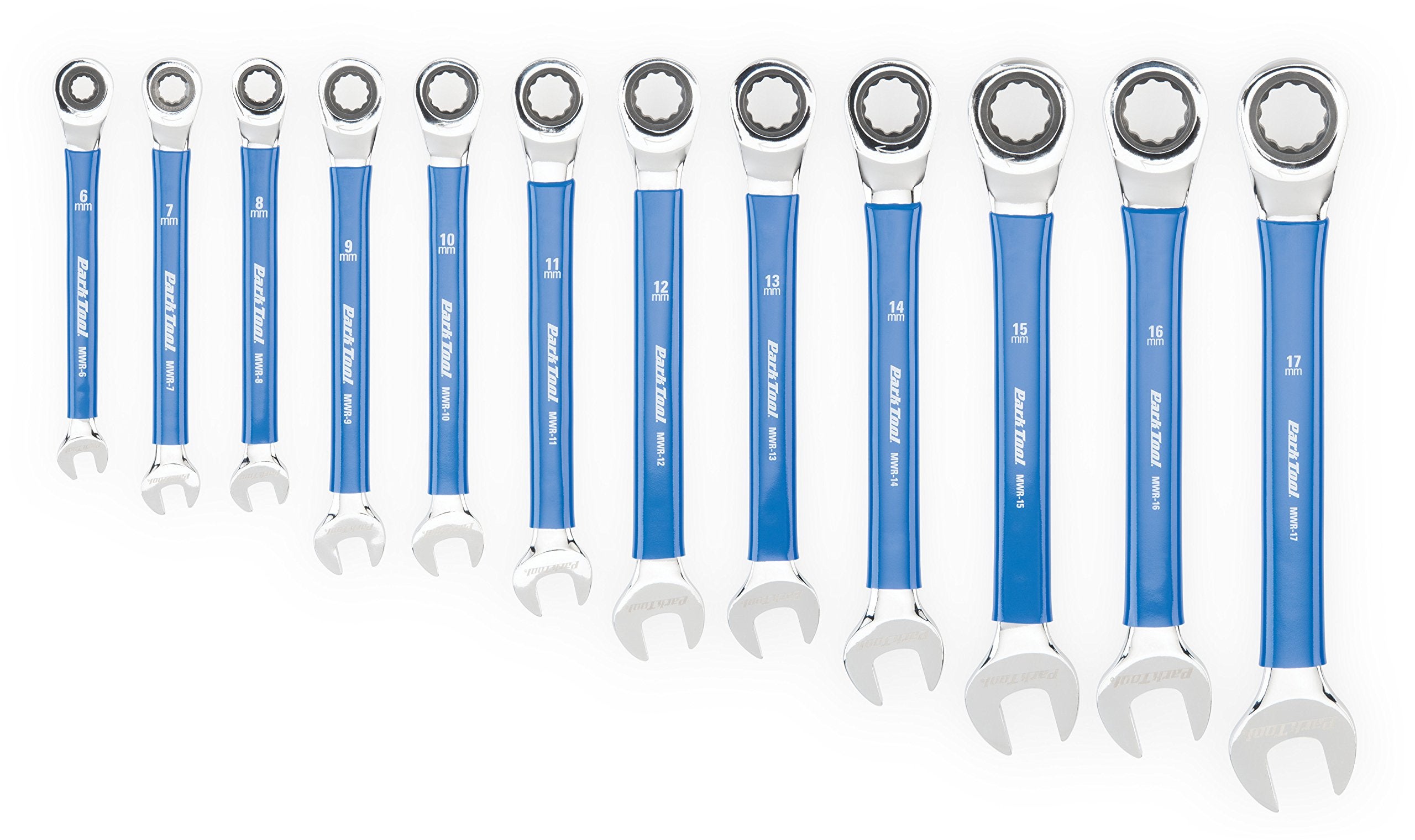 Park Tool Chiave A Cricchetto Metrica - Acciaio Cromo Vanadio, Impugnatura In Vinile Blu, Prodotta In USA, Garanzia A Vita - 4