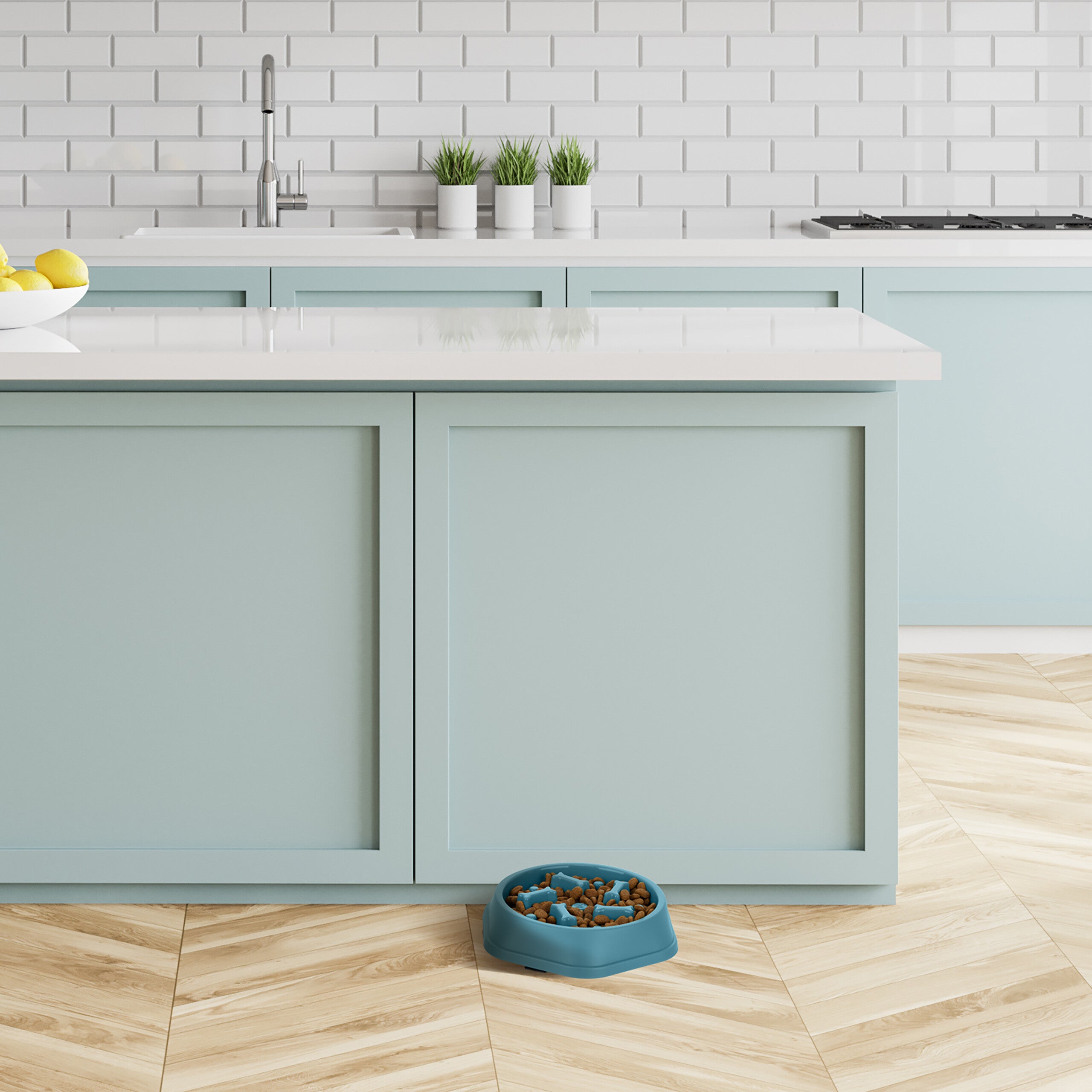 Ciotola Anti-Ingozzamento Per Cani E Gatti - Plastica Alimentare, Antiscivolo, Lavabile - Foto 8