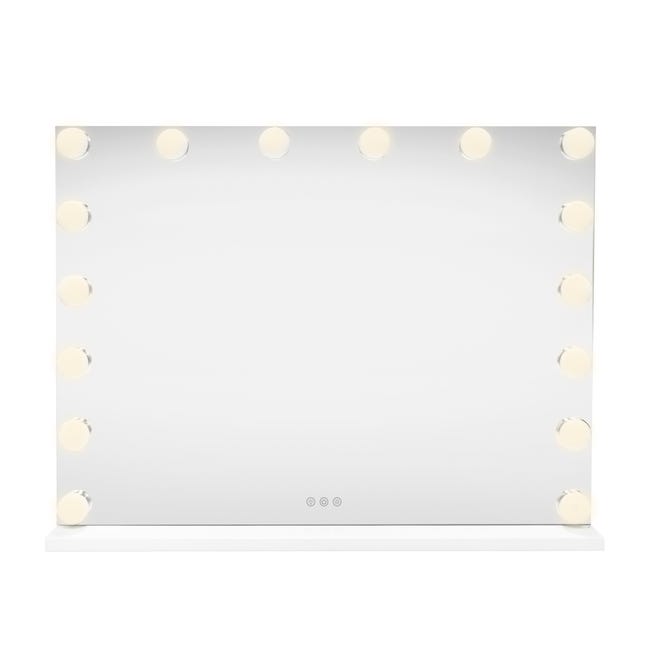 Specchio da trucco a LED rotante a 360 ° con touch screen Specchio da trucco a LED rotante a 360 ° con touch screen