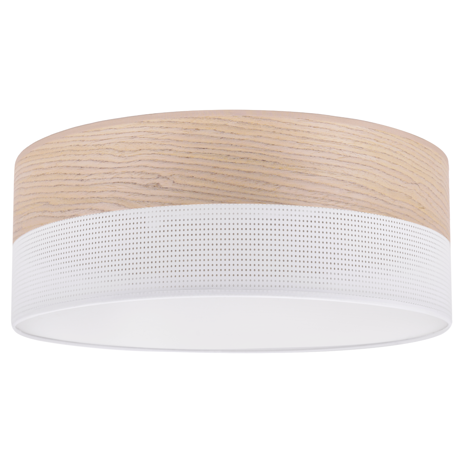 Lampă suspendată de tavan Light Home LH Wood Plexi 3x E27 60W alb/stejar clasic 40cm