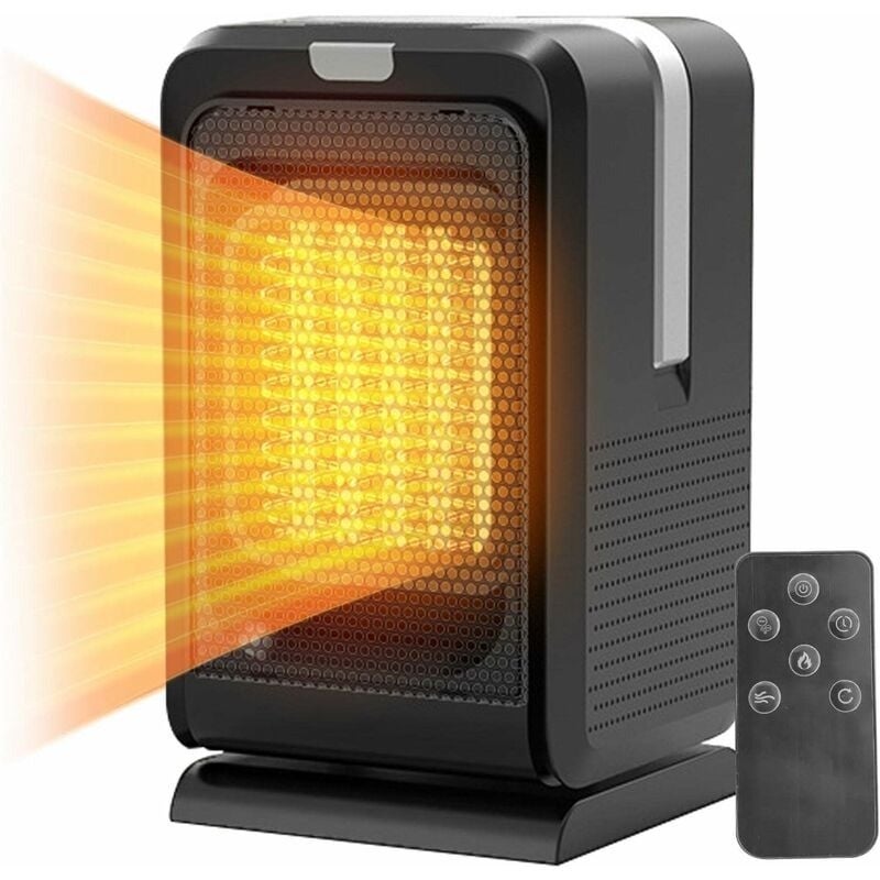 Dogrzewacz 1000 W, grzejnik ceramiczny PTC, 3 regulowane prędkości, timer, zabezpieczenie przed przegrzaniem i przewróceniem