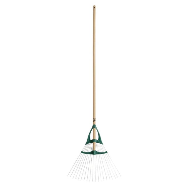 Balai à gazon Xfil 20 dents LEBORGNE 368141 manche en bois 150cm largeur tête 52cm