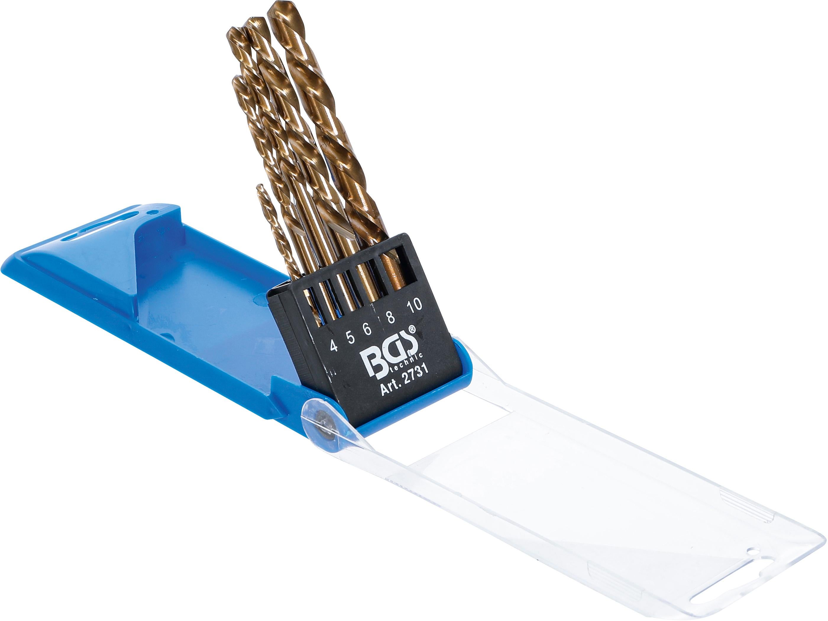 BGS 2726-4 - Foret HSS Gauche Ø 4 Mm - Revêtement Nitrure De Titane - Pour Perçage Précision