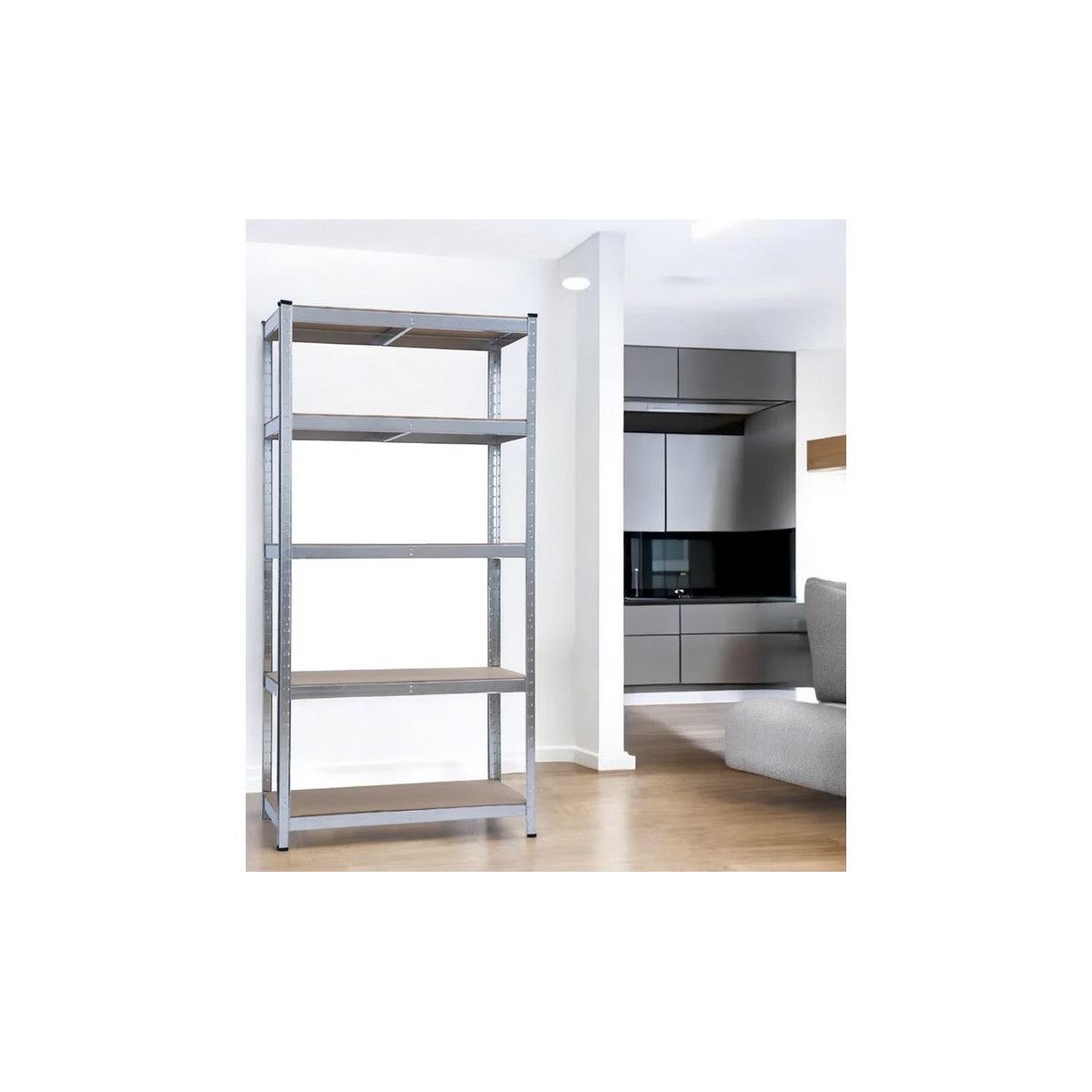 Etagères métal 90 x 40 x h180cm à 5 plateaux Structure Acier galvanisé Charge 175Kg / étage - 2