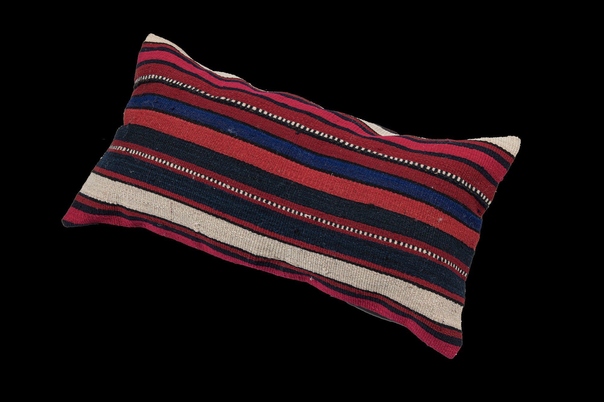 Oryginalny autentyczny, ręcznie wykonany rustykalny Kilim / Cicim 75x40 cm