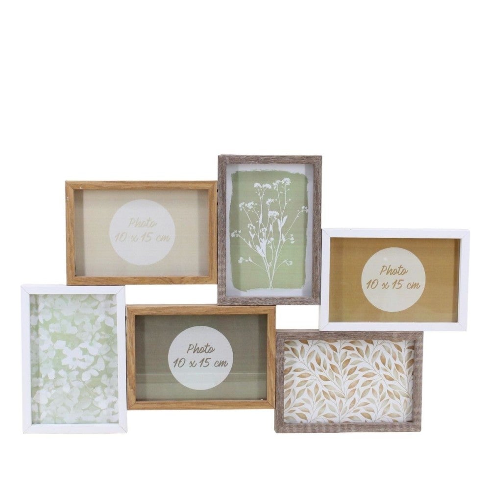 Cadre photo 6 vues 49x30cm - Ornami - 5