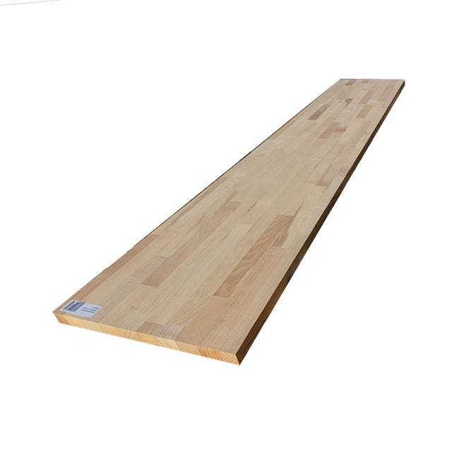 Tablette Frêne bois massif, L.200 x l.60 cm, Ep.18 mm