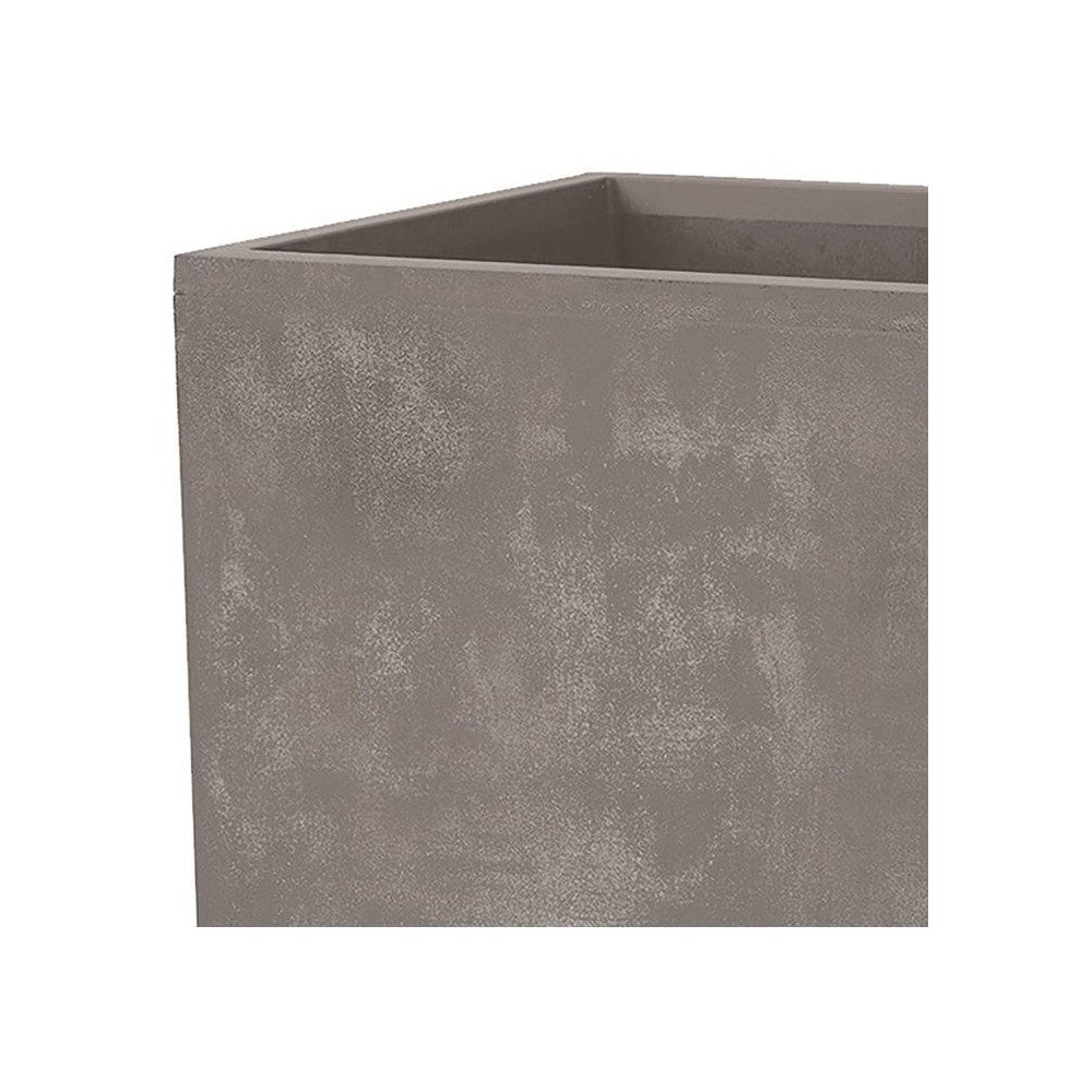 Bac rectangulaire avec réserve d eau DEROMA Millennium 97 L marron avec roulettes - 6