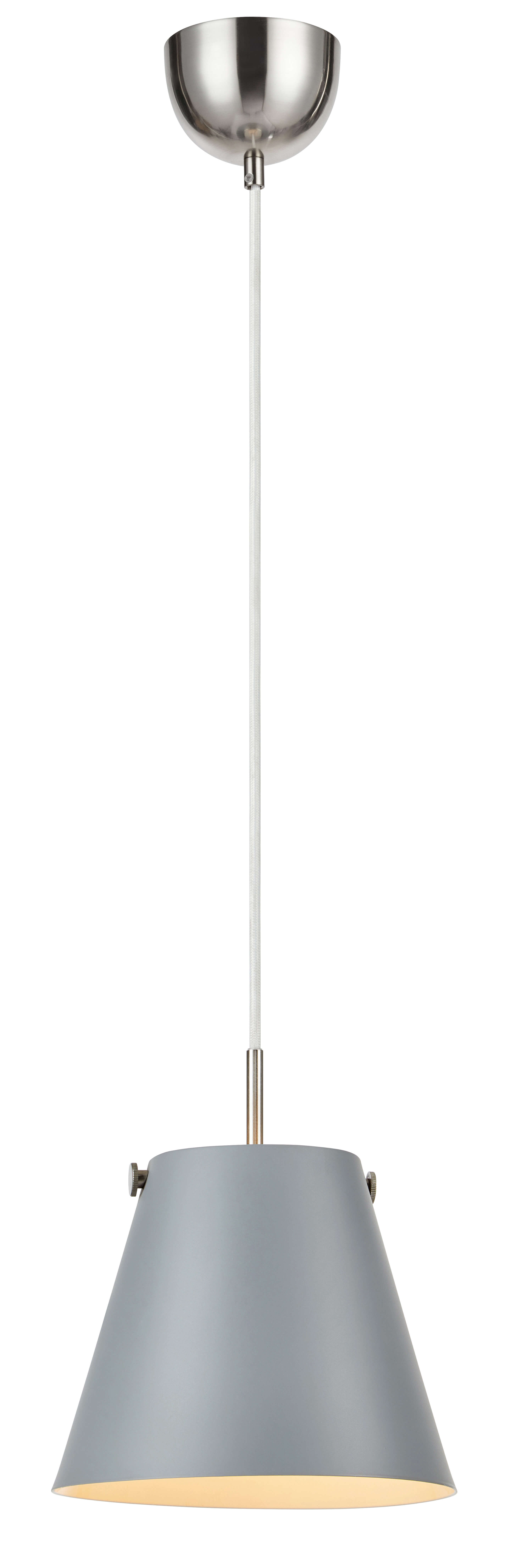 Suspension TRIBE en acier et gris - 2