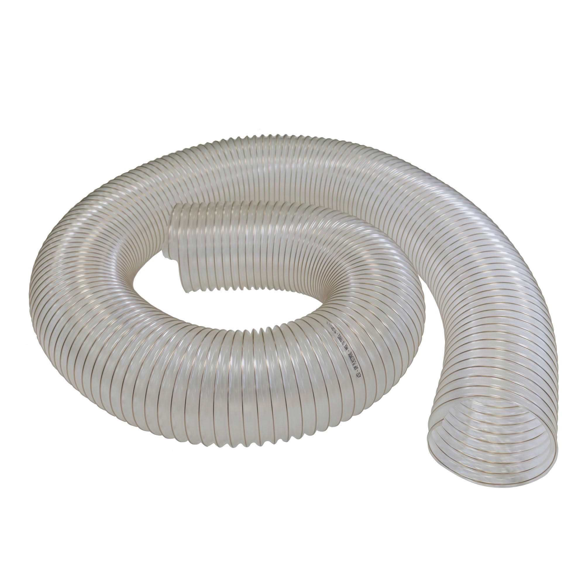 Tuyau D'aspiration En Polyuréthane 1 Mètre – Diamètre 75 Mm, Flexible Et Transparent