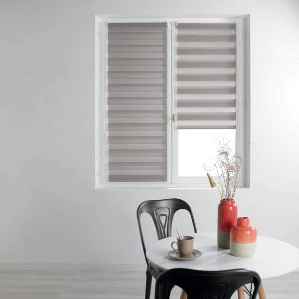 Store Enrouleur Occultant 60x90 Cm Taupe - 100% Polyester - Neuf, Emballage Abîmé