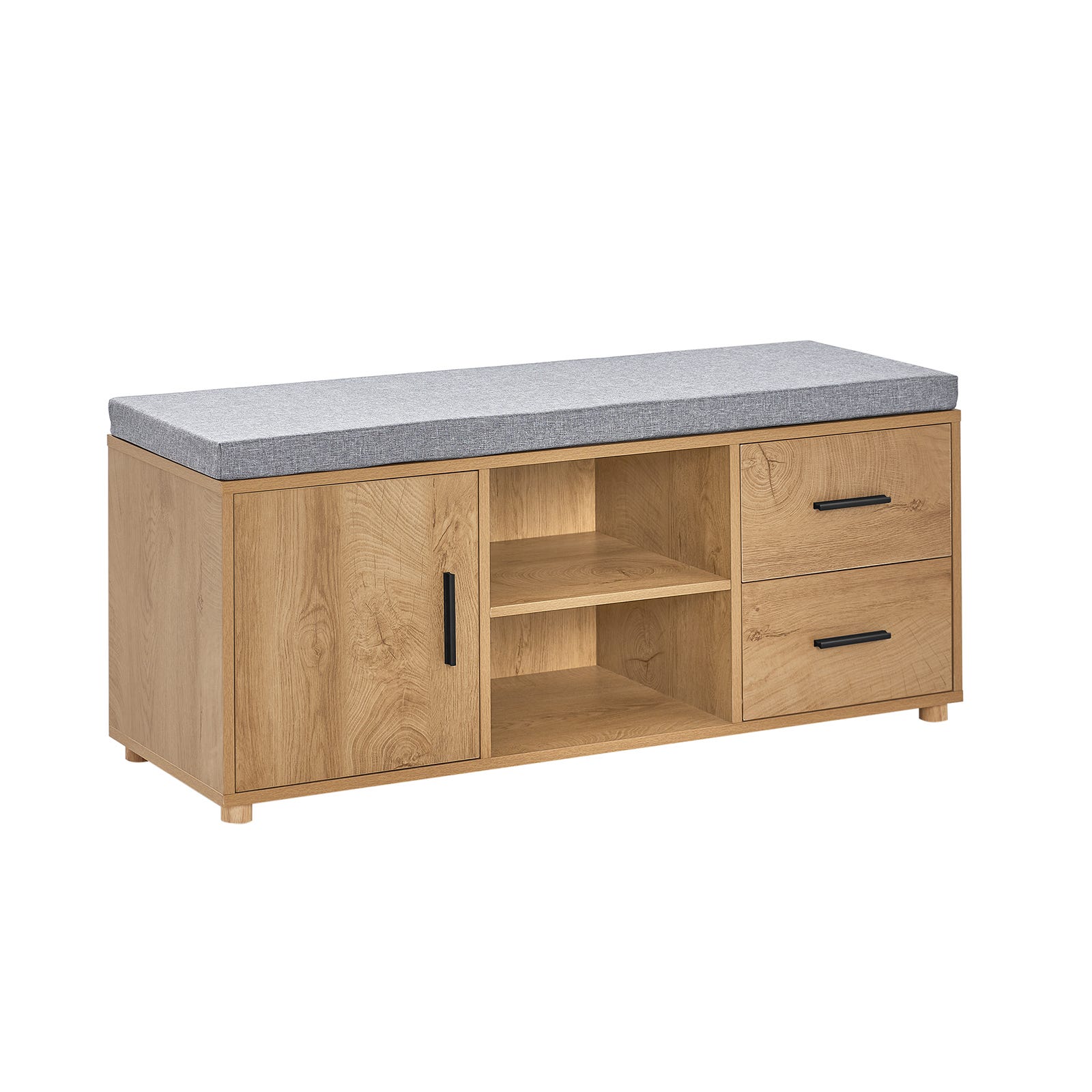 Banco Zapatero Banco De Almacenamiento Con 1 Puerta 2 Cajones Y 2 Banco zapatero banco de almacenamiento con 1 puerta 2 cajones y 2