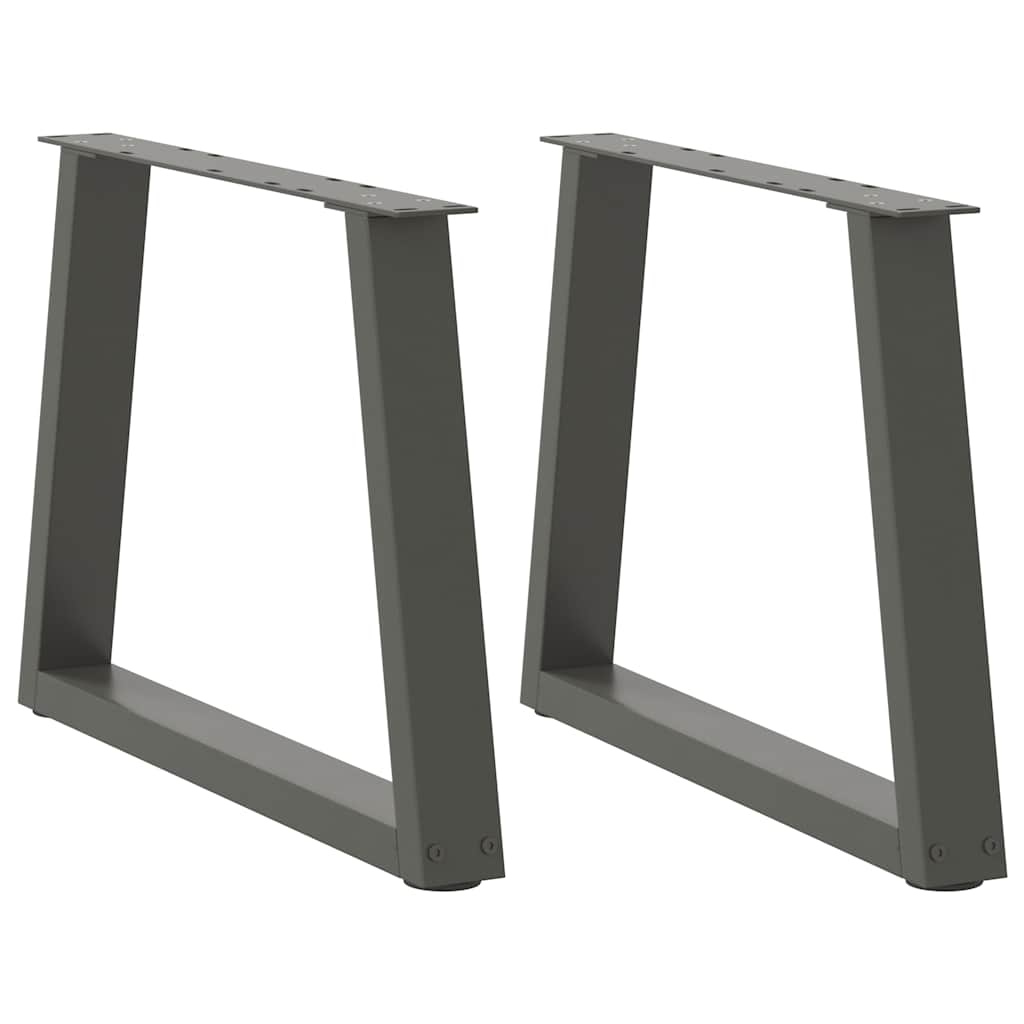 Nogi do stolika kawowego w kształcie litery V 2 szt. Antracyt 70x(42-43,3) cm Stal vidaXL