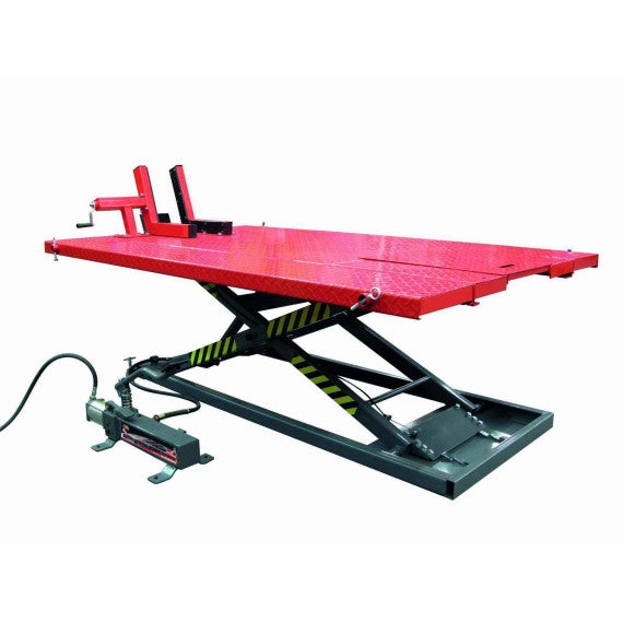 Plataforma elevadora hidroneumática para quads y motos mhb 456 | metalworks